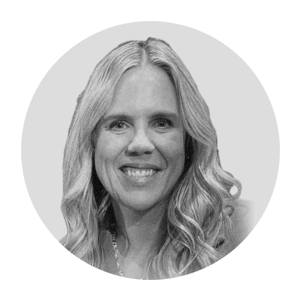 Annie Andrews, grayscale portrait